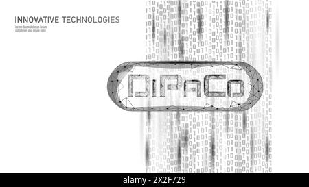 IA intelligence artificielle DiPaCo Deep Learning système Google. Technologie de service de réseau neuronal virtuel. Californie - 19 mars 2024 Illustration de Vecteur