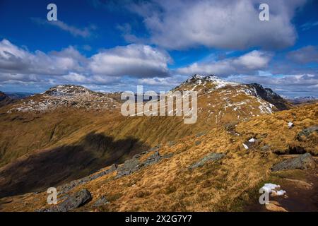 Une vue depuis le sommet du Cobbler en Écosse Banque D'Images