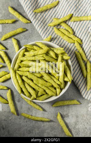 Chips frites aux pois molletonnés au sel de mer Banque D'Images