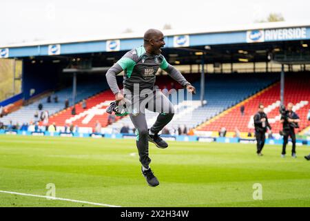 Blackburn, Royaume-Uni. 21 avril 2024. Chris Powell Sheffield Wednesday Assistant Manager pendant le Blackburn Rovers v Sheffield Wednesday SkyBet EFL Championship match à Ewood Park, Blackburn, Royaume-Uni le 21 avril 2024 Credit : Every second Media/Alamy Live News Banque D'Images