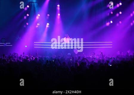 MOSCOU - 7 MAI : DJ Armin van Buren au spectacle ARMIN ONLY : Mirage au State Central concert Hall Russia (Luzhniki), le 7 mai 2011, Moscou, Russie. Banque D'Images