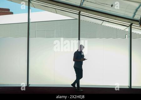 L'atrium du palais des congrès Harrogate. Date de la photo : lundi 4 septembre 2023. Photo : Richard Gray/Alamy Banque D'Images