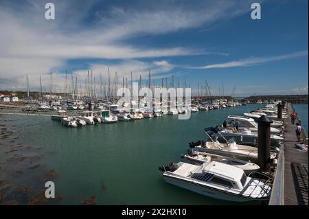 Port de plaisance, Port Bourgenay-Talmont Saint Hilaire, Vandee, France Banque D'Images