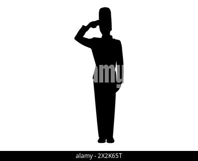 Art vectoriel de silhouette de soldat britannique beefeater Illustration de Vecteur