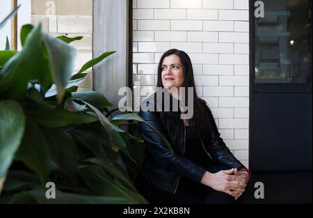 Portrait de Rocio Ceron 19/01/2018 ©Isabella de Maddalena/opale.photo Banque D'Images