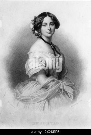 Sontag, Henriette, 3.1.1806 - 17.6,1854, chanteuse d'opéra allemande (soprano), DROITS-SUPPLÉMENTAIRES-AUTORISATION-INFO-NON-DISPONIBLE Banque D'Images