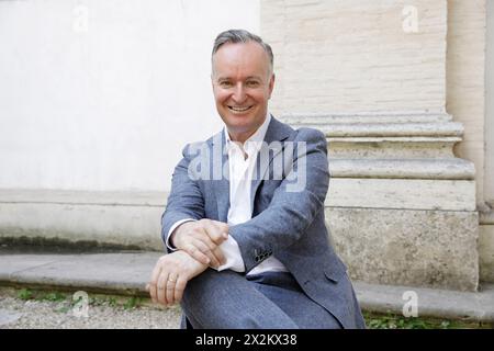 Portrait d'Andrew O'Hagan 12/07/2022 ©Isabella de Maddalena/opale.photo Banque D'Images