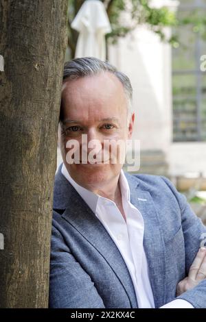 Portrait d'Andrew O'Hagan 12/07/2022 ©Isabella de Maddalena/opale.photo Banque D'Images