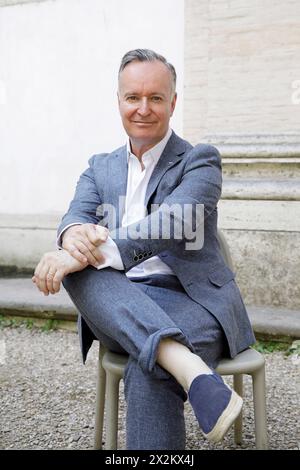 Portrait d'Andrew O'Hagan 12/07/2022 ©Isabella de Maddalena/opale.photo Banque D'Images