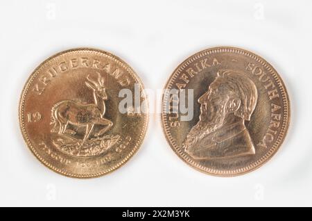 Krügerrand, Goldmünze, 1 Unze *** Krugerrand, pièce d'or, 1 once Banque D'Images