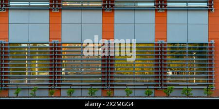 Architecture de plaque arrière CGI moderne pour le rendu 3D. Banque D'Images