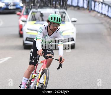 L'Irlandais Ben Healy lors de l'Amstel Gold Race 2024 Banque D'Images