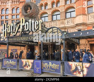 Harry Potter et l'enfant maudit au Palace Theatre, Londres, Angleterre, avril 2024. Banque D'Images