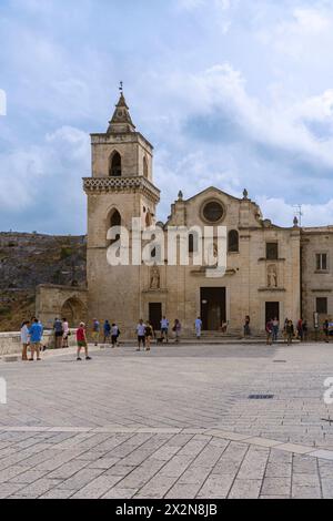 Église San Pietro Caveoso in Matera (Sassi di Matera). Banque D'Images