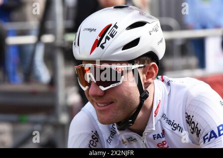 Le pilote suisse Marc Hirschi de l'UAE Team Emirates Banque D'Images