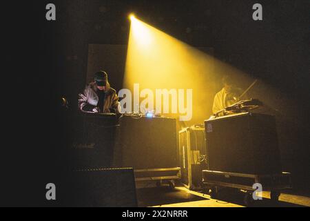 Tilburg, pays-Bas. 21 avril 2024. La musicienne et compositrice irlandaise Hilary Woods donne un concert lors du festival de musique néerlandais Roadburn Festival 2024 à Tilburg. (Crédit photo : Gonzales photo - Peter Troest). Banque D'Images