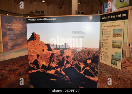 Flagstaff, AZ., États-Unis le 5 juin 2018. Ruines de Wupatki du monument national de Wupatki. Construit vers 1040 à 1100 après J.-C. par le Sinagua. Banque D'Images