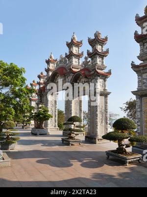 Linh Ung Bai mais pagode, Da Nang, Vietnam Banque D'Images