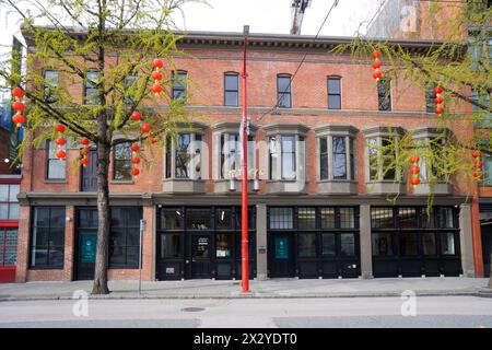 Le Chinese Canadian Museum (Wing sang Building) sur la rue Pender dans le quartier chinois de Vancouver, Vancouver, Colombie-Britannique, Canada Banque D'Images