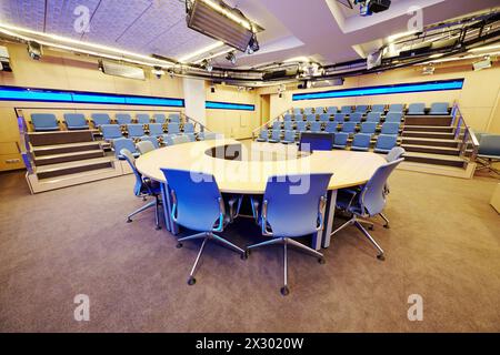 MOSCOU - février 28 : salle du président dans le centre multimédia international de RIA Novosti, 28 février 2012, Moscou, Russie. Aujourd'hui centre de presse RIA Novosti à Mo Banque D'Images