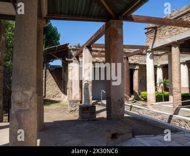 Ancienne ville romaine Pompéi Italie Banque D'Images