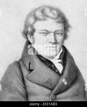 Senefelder, Alois, 6.11.1771 - 26.2,1834, imprimeur et inventeur autrichien, ADDITIONAL-RIGHTS-LEARANCE-INFO-NOT-AVAILABLE Banque D'Images