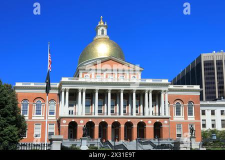 Géographie / voyage, États-Unis, Massachusetts, Boston, Massachusetts State House, INFORMATIONS-AUTORISATION-DROITS-SUPPLÉMENTAIRES-NON-DISPONIBLES Banque D'Images