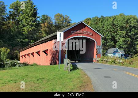 Géographie / voyage, États-Unis, New York, Buskirk, Buskirk Covered Bridge, construit en 1850, rivière Hoosic, AUTORISATION-DROITS-SUPPLÉMENTAIRES-INFO-NON-DISPONIBLE Banque D'Images