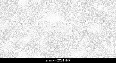 Superposition de motif vectoriel demi-ton vieilli. Points de bruit monochromes texture transparente. Taches de manga sales sur un fond tramé. Vecteur bg. Illustration de Vecteur