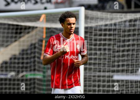 Swansea, pays de Galles. 20 avril 2024. Marley Rose de Bristol City lors du match de la Ligue de développement professionnel des moins de 21 ans entre Swansea City et Bristol City au stade Swansea.com de Swansea, pays de Galles, Royaume-Uni le 20 avril 2024. Crédit : Duncan Thomas/Majestic Media. Banque D'Images