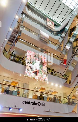 Centre commercial Central World, intérieur, Bangkok, Thaïlande Banque D'Images