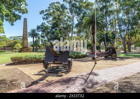 Guildford War Memorial à Stirling Square, Guildford, Australie occidentale. Banque D'Images