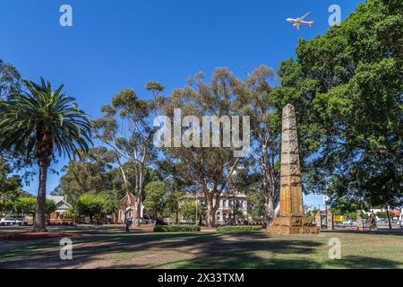 Guildford War Memorial à Stirling Square, Guildford, Australie occidentale. Banque D'Images