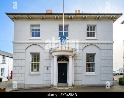 The Old House of Keys, Castletown, Île de Man, Angleterre, Royaume-Uni Banque D'Images