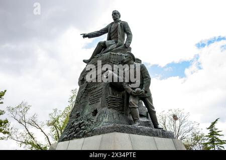 SÉBASTOPOL, CRIMÉE - SEPTEMBRE 2014 : Musée Malakhov Kurgan à Sébastopol. La guerre de Crimée de 1854-1855 et la guerre mondiale IIe Le monument à Banque D'Images