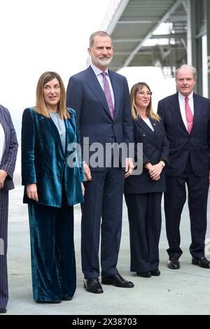 Santander, Cantabrie, Espagne. 25 avril 2024. Le roi Felipe VI d'Espagne assiste à la 'Tour del Talento 2024' au Botin Center le 25 avril 2024 à Santander, Espagne (crédit image : © Jack Abuin/ZUMA Press Wire) USAGE ÉDITORIAL SEULEMENT! Non destiné à UN USAGE commercial ! Banque D'Images