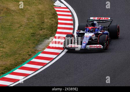 Circuit de Suzuka, 5 avril 2024 : Ayumu Iwasa (JPN) de Visa RB lors du Grand Prix de formule 1 du Japon 2024. Banque D'Images