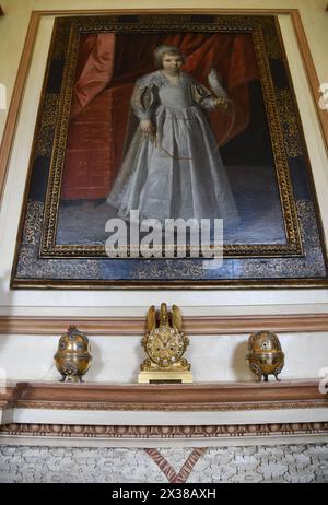 Chambres du château de Leeds Banque D'Images