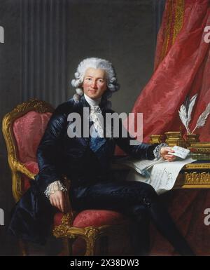 ELISABETH LOUISE VIGÉE LE BRUN (1755-1842) Charles-Alexandre de Calonne (1734-1802) signé et daté 1784 Banque D'Images