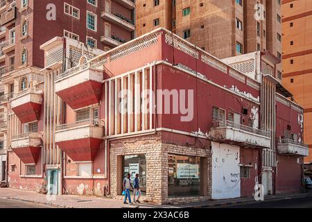 Coins de Kuwait City qui ne sont pas très touristiques Banque D'Images