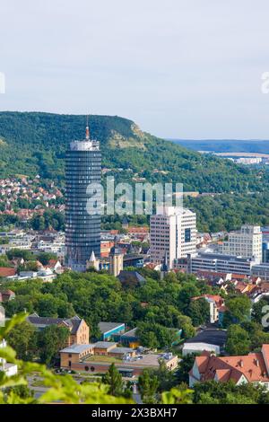 Jena est une ville universitaire et indépendante de Thuringe dans la région métropolitaine de l'Allemagne centrale. Après la capitale de l'État Erfurt, c'est le Banque D'Images