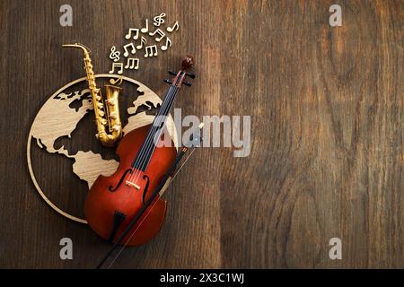 Journée internationale du jazz ou de la musique. Ensemble musical classique Banque D'Images