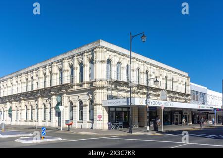 Brydone Hotel Oamaru, Thames Street, Oamaru, Otago, Île du Sud, nouvelle-Zélande Banque D'Images