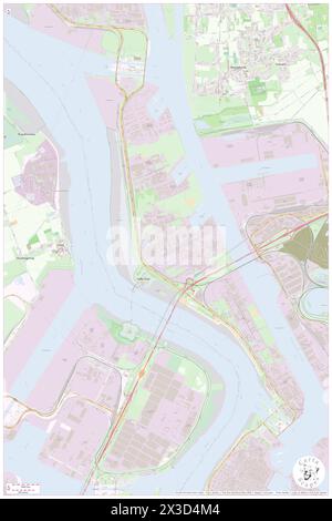 Oud Lillo, Provincie Antwerpen, BE, Belgique, Flandre, n 51 18' 37'', N 4 17' 48'', carte, Carthascapes carte publiée en 2024. Explorez Cartascapes, une carte qui révèle la diversité des paysages, des cultures et des écosystèmes de la Terre. Voyage à travers le temps et l'espace, découvrir l'interconnexion du passé, du présent et de l'avenir de notre planète. Banque D'Images