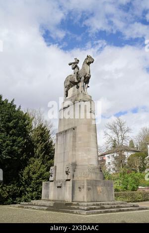 Kriegerdenkmal von Franz Prietel, Nerotal, Wiesbaden, Hessen, Deutschland Banque D'Images
