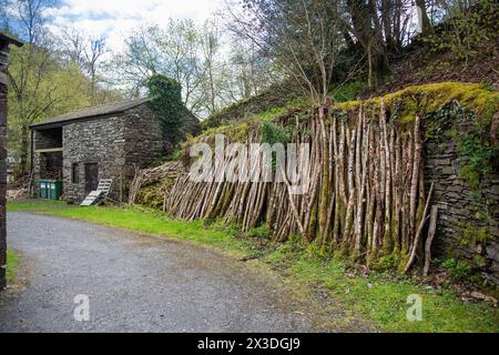 Stott Park Bobbin Mill, Finsthwaite, Cumbria, Angleterre, Royaume-Uni Banque D'Images