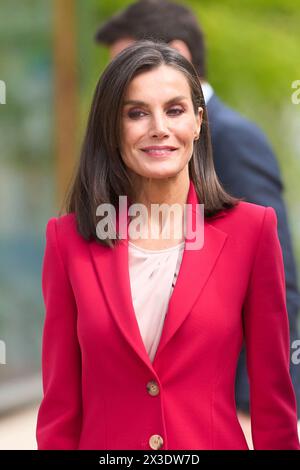 Madrid. Espagne. 20240426, la reine Letizia d'Espagne assiste à la commémoration de la participation de l'équipe espagnole aux Jeux Olimpiques de Barcelone et Albertville 92 au Comité Olympique Espagnol le 26 avril 2024 à Madrid, Espagne Banque D'Images