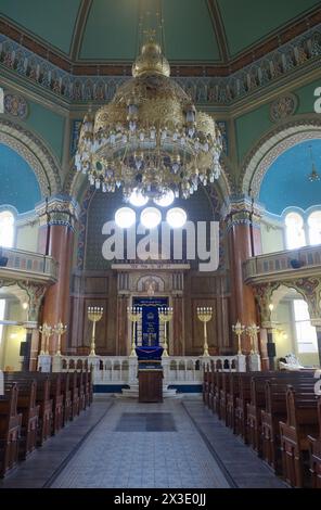 Bulgarie, Sofia ; les intérieurs de la synagogue Banque D'Images