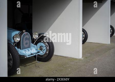 1930 Bugatti type 35B de Stephan Rettenmaier, participant au Trophée Grover Williams, 81e réunion des membres, circuit automobile de Goodwood, Chichester, Royaume-Uni Banque D'Images