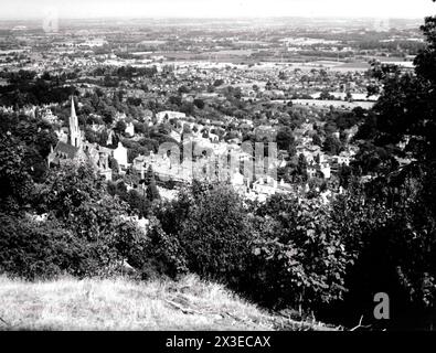 Malvern Hills, Great Malvern, Hereford & Worcester - 25 août 1981 Banque D'Images